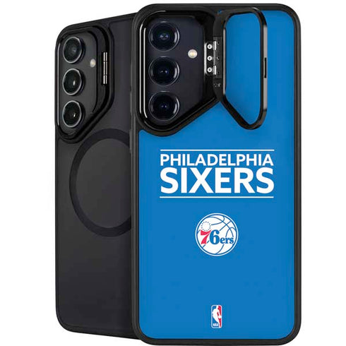 NBA Philadelphia 76ers Standard - Blue Galaxy S24 FE Kickstand Case